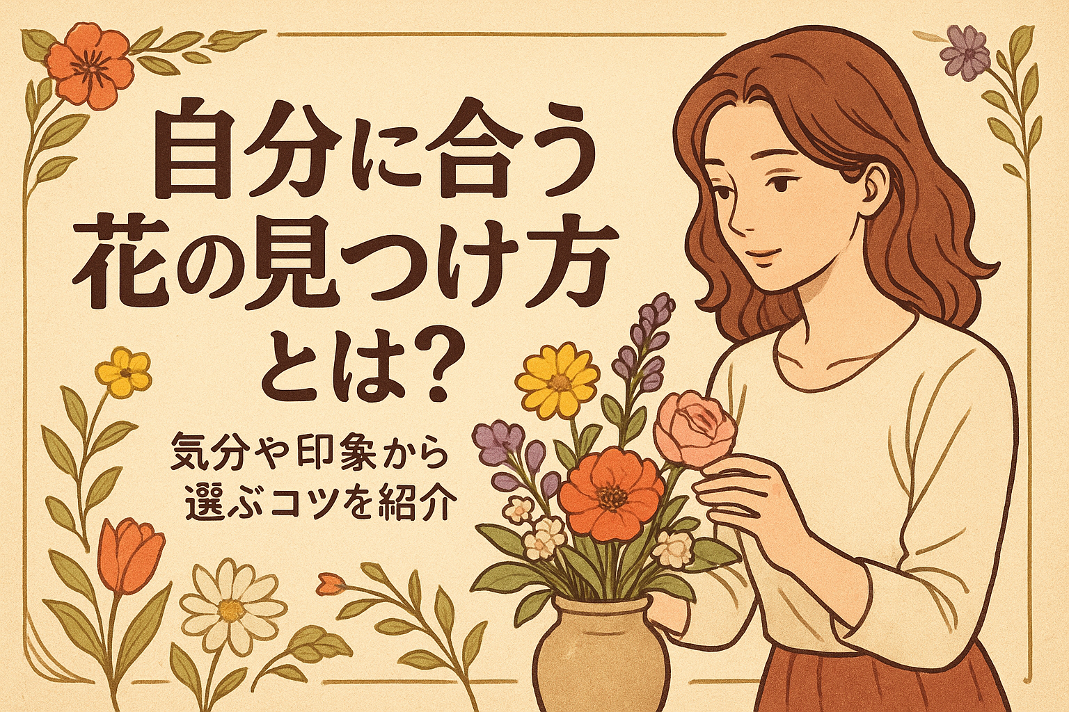 自分に合う花の見つけ方とは？気分や印象から選ぶコツを紹介