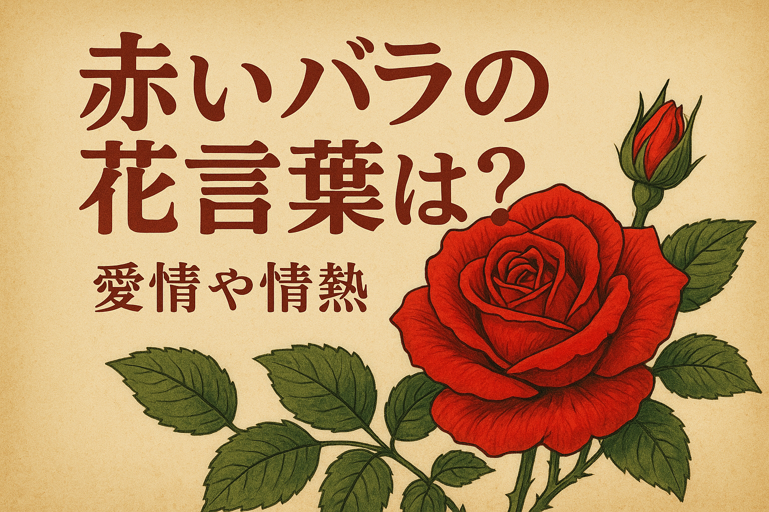 赤いバラの花言葉は？愛情や情熱の意味を写真つきで紹介