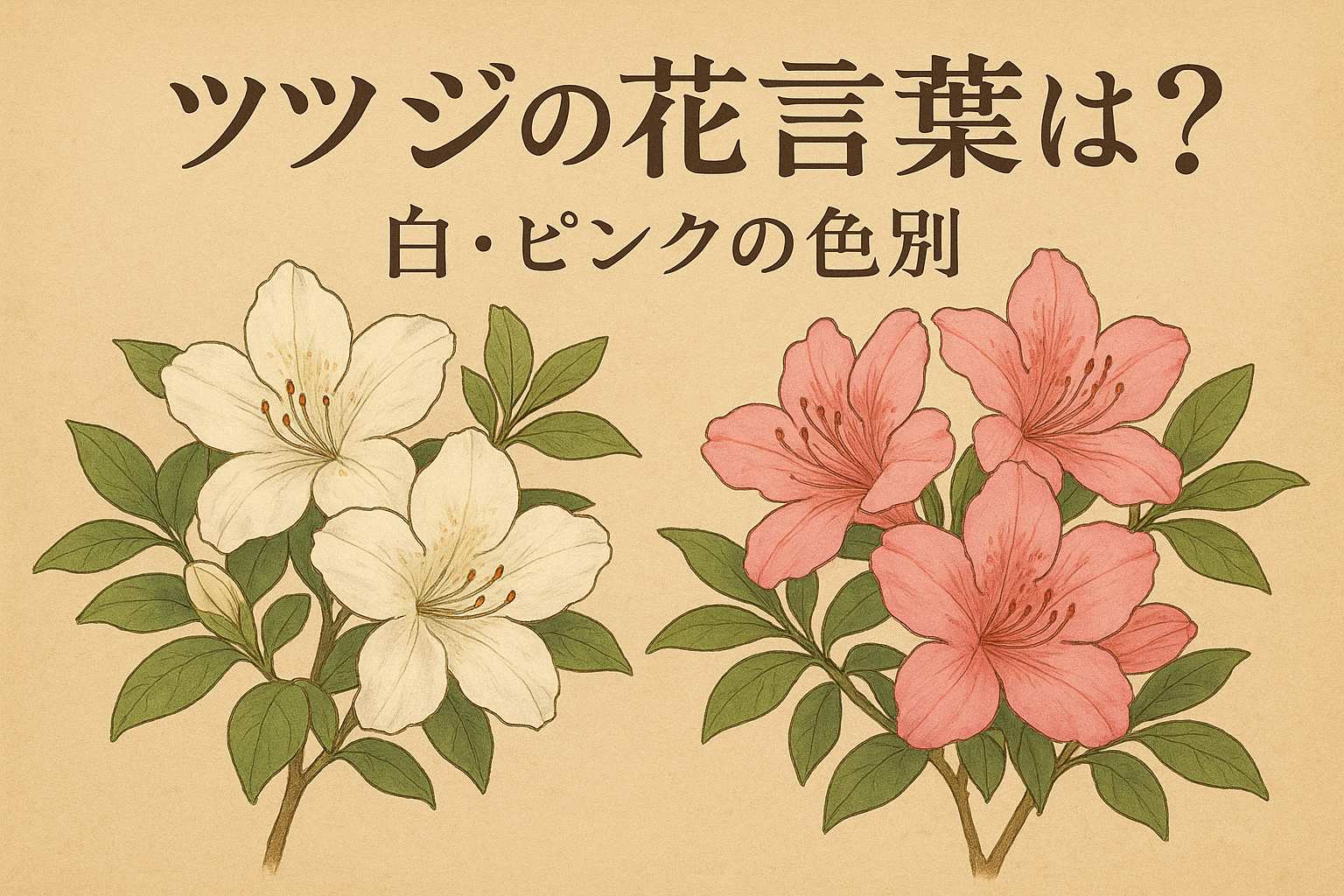 ツツジの花言葉は？白・ピンクの色別の意味と春に咲く姿を写真つきで紹介