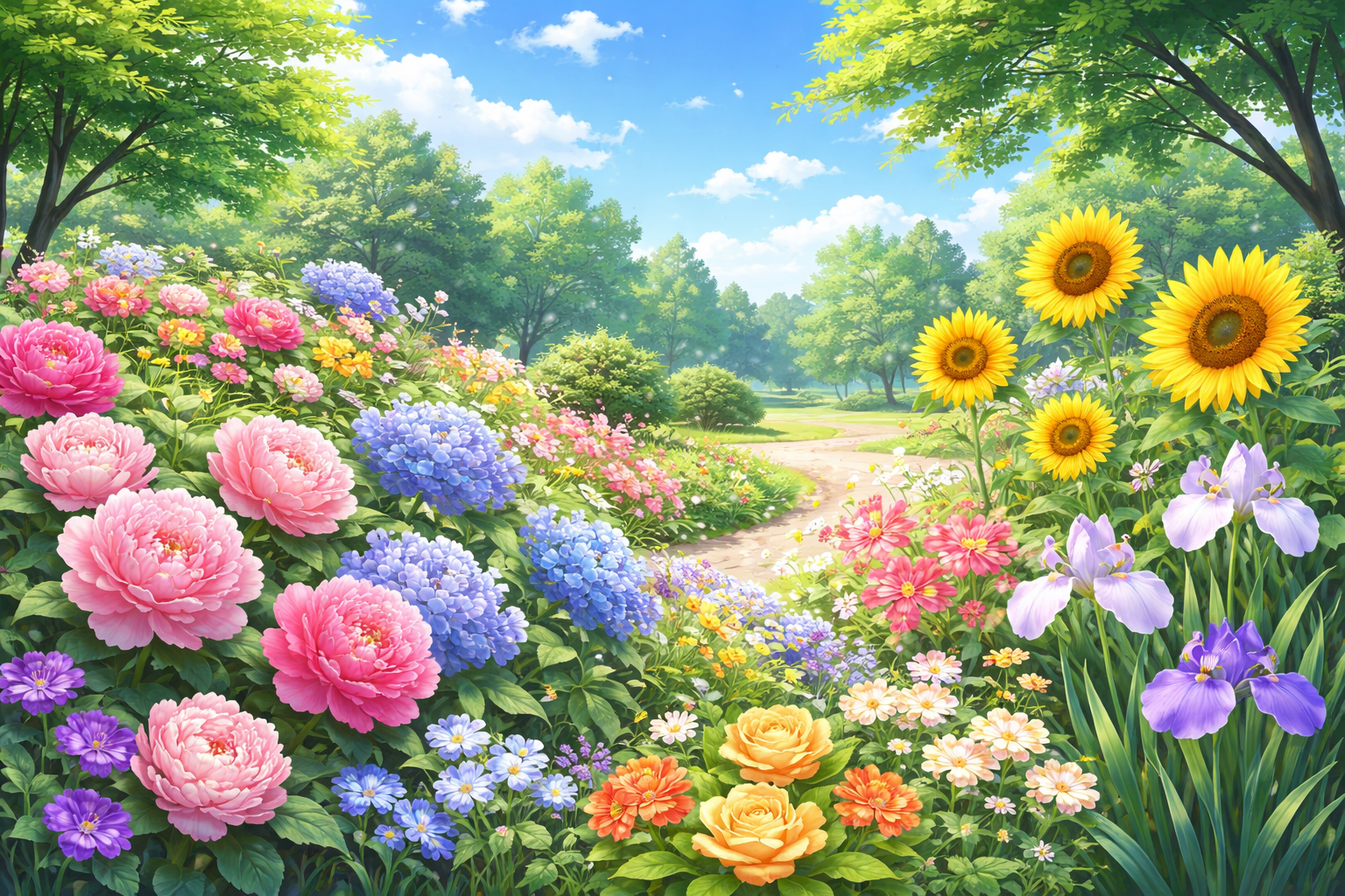 5月に咲く代表的な花を見頃と場所で整理する