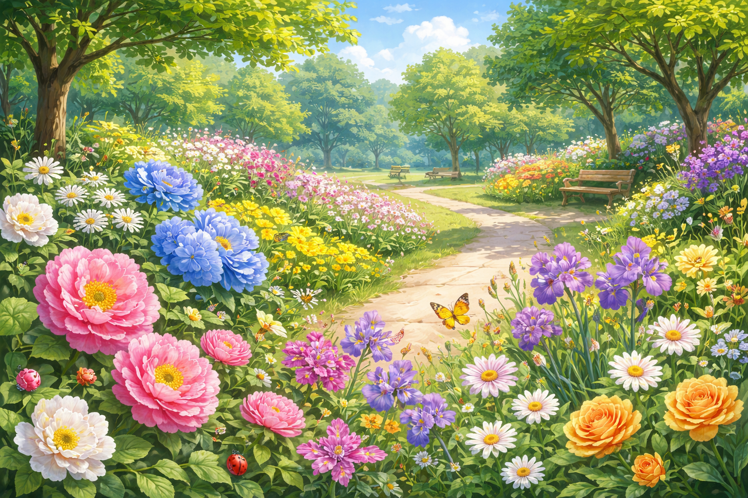 庭や公園で見かける5月の花を場面別に選ぶ